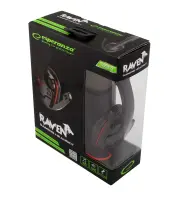 ESPERANZA STEREO HEADPHONES WITH MICROPHONE FOR GAMERS RAVEN RED – pilt 4