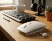 ESPERANZA WIRELESS 2.4GHZ OPTICAL MOUSE 4D USB SATURN WHITE – pilt 3