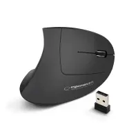 ESPERANZA WIRELESS 2.4GHZ VERTICAL OPTICAL MOUSE 6D USB CORVUS – pilt 4