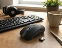 ESPERANZA WIRELESS 2.4GHZ OPTICAL MOUSE 4D USB URANUS BLACK/GRAY – pilt 2