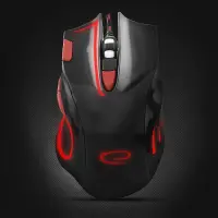 ESPERANZA WIRED MOUSE FOR GAMERS 7D OPT. USB MX401 HAWK BLACK-RED