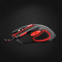 ESPERANZA WIRED MOUSE FOR GAMERS 7D OPT. USB MX401 HAWK BLACK-RED – pilt 5