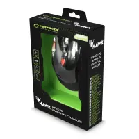 ESPERANZA WIRED MOUSE FOR GAMERS 7D OPT. USB MX401 HAWK BLACK-RED – pilt 7