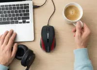 ESPERANZA SIRIUS 3D WIRED OPTICAL MOUSE USB BLACK/RED – pilt 2