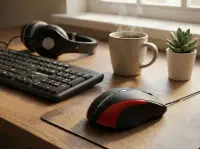 ESPERANZA SIRIUS 3D WIRED OPTICAL MOUSE USB BLACK/RED – pilt 3