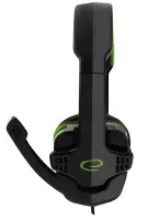 ESPERANZA STEREO HEADPHONES WITH MICROPHONE FOR GAMERS RAVEN GREEN – pilt 4