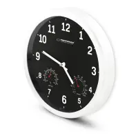 ESPERANZA WALL CLOCK LYON BLACK