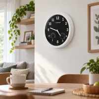 ESPERANZA WALL CLOCK LYON BLACK – pilt 4