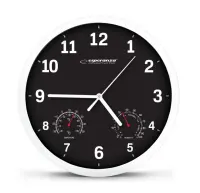 ESPERANZA WALL CLOCK LYON BLACK