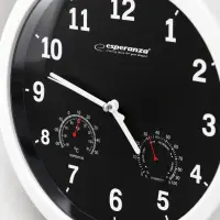 ESPERANZA WALL CLOCK LYON BLACK – pilt 6