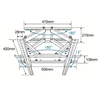 ESPERANZA TV WALL MOUNT 26''-70" 004 – pilt 9