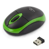 TITANUM WIRELESS 2.4GHZ OPTICAL MOUSE 3D USB VULTURE BLACK/GREEN – pilt 7