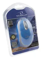 TITANUM WIRELESS 2.4GHZ OPTICAL MOUSE 3D USB CONDOR BLUE