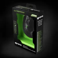 ESPERANZA WIRED MOUSE FOR GAMERS 6D OPT. USB MX205 FIGHTER GREEN
