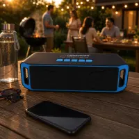 ESPERANZA BT SPEAKER FM FOLK BLACK/BLUE