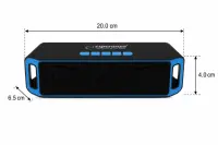 ESPERANZA BT SPEAKER FM FOLK BLACK/BLUE – pilt 3