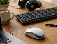EXTREME WIRELESS 2.4GHZ OPTICAL MOUSE 3D USB HARRIER WHITE