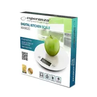 ESPERANZA KITCHEN SCALE MANGO WHITE – pilt 4