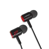 ESPERANZA METAL EARPHONES WITH MICROPHONE EH207 BLACK/RED