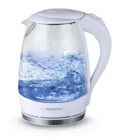 ESPERANZA ELECTRIC GLASS KETTLE WITH LED LIGHT SALTO ANGEL 1.7 L WHITE
