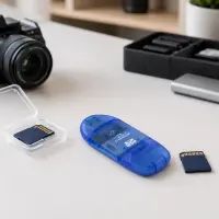 TITANUM TA101B SDHC USB 2.0 CARD READER BLUE – pilt 5