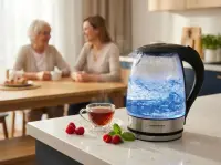 ESPERANZA ELECTRIC GLASS KETTLE WITH LED LIGHT YOSEMITE 1.7 L – pilt 4