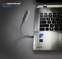 ESPERANZA USB LED LIGHT FOR NOTEBOOK WHITE – pilt 2