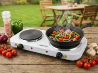 ESPERANZA ELECTRIC HOT PLATE YELLOWSTONE WHITE 2500W – pilt 8