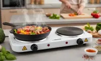 ESPERANZA ELECTRIC HOT PLATE YELLOWSTONE WHITE 2500W – pilt 10