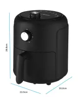 ESPERANZA AIR FRYER BISTECCA ALLA GRIGLIA 2.6L 1000W – pilt 11
