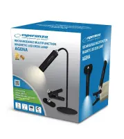 ESPERANZA DESK LAMP LED 3IN1 AGENA BLACK – pilt 10