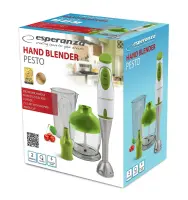 ESPERANZA HAND BLENDER PESTO 450W STAINLESS STEEL ROD & FULL SET