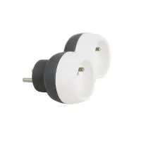 ESPERANZA ELEC. SOCKET SPLITTER 2 SOCKET WHITE/GREY – pilt 6