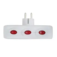 ESPERANZA ELEC. SOCKET SPLITTER 3 SOCKETS SWITCH WHITE – pilt 6