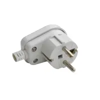 ESPERANZA ANGLED PLUG WITH GROUNDING WHITE – pilt 3