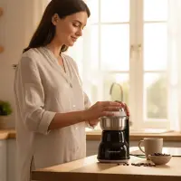 ESPERANZA COFFEE GRINDER LUGO BLACK – pilt 7