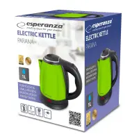 ESPERANZA ELECTRIC KETTLE PARANA 1.0 L GREEN