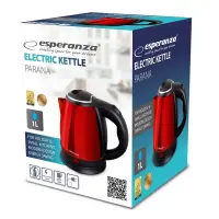 ESPERANZA ELECTRIC KETTLE PARANA 1.0 L RED – pilt 2