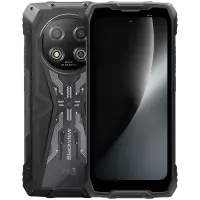 Blackview ROCK 2 5G 6.67-inch HD+ 1640x720 120Hz 12+256GB Unosoc T8100 Octa-Core 2.2GHz 13MP Front 16MP Rear NFC FG MIL-STD-810H 15000mAh Fingerprint  Android 16 Black