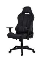 Arozzi Torretta Soft Fabric | Gaming Chair | Metal/Reinforced nylon | Pure Black