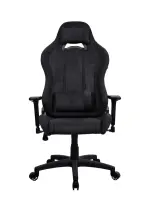Arozzi Torretta Soft Fabric | Gaming Chair | Metal/Reinforced nylon | Pure Black
