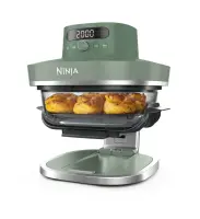 NINJA 5-in-1 XL Glass Air Fryer | AS090EUGN Crispi Pro | Power 2050 W | Capacity 5.7 L | Moss Green – pilt 2