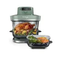 NINJA 5-in-1 XL Glass Air Fryer | AS090EUGN Crispi Pro | Power 2050 W | Capacity 5.7 L | Moss Green – pilt 7