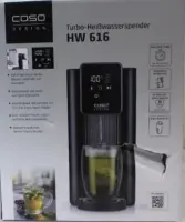 SALE OUT. Caso HW 616 Turbo Hot Water Dispenser, Capacity 2.5 L, Stainless steel, Black | SALE OUT. Caso Turbo Hot Water Dispenser | HW 616 | Water Dispenser | 2600 W | 2.5 L | Plastic/Stainless Steel | Black/Stainless Steel | DAMAGED PACKAGING – pilt 2