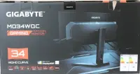 SALE OUT. GIGABYTE MONITOR 34" MO34WQC EK | SALE OUT. SALE OUT. | MO34WQC EK1 | 34 " | OLED | WQHD | 175 Hz | 0.03 ms | 3440 x 1440 pixels | 250 cd/m² | HDMI ports quantity 2 | Warranty 36 month(s) | DAMAGED PACKAGING, DEMO
