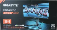 SALE OUT. GIGABYTE MONITOR 34" MO34WQC EK | SALE OUT. MO34WQC EK1 | 34 " | OLED | WQHD | 175 Hz | 0.03 ms | 3440 x 1440 pixels | 250 cd/m² | HDMI ports quantity 2 | Warranty 36 month(s) | DAMAGED PACKAGING, DEMO – pilt 2