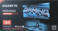 SALE OUT. GIGABYTE MONITOR 34" MO34WQC EK | SALE OUT. SALE OUT. | MO34WQC EK1 | 34 " | OLED | WQHD | 175 Hz | 0.03 ms | 3440 x 1440 pixels | 250 cd/m² | HDMI ports quantity 2 | Warranty 36 month(s) | DAMAGED PACKAGING, DEMO – pilt 5