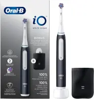 Oral-B Electric Toothbrush | iO White Clean | Rechargeable | For adults | Number of brush heads included 1 | Number of teeth brushing modes 2 | Black/White – pilt 2