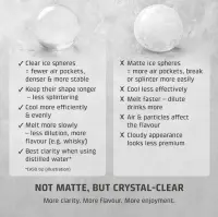 Caso Ice Ball Maker | IceBall Pro | Power 130 W | Capacity 1.3 L | Matt Black – pilt 4