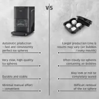 Caso Ice Ball Maker | IceBall Pro | Power 130 W | Capacity 1.3 L | Matt Black – pilt 9